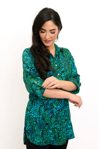 Queenie Blouse, Tropical Teal
