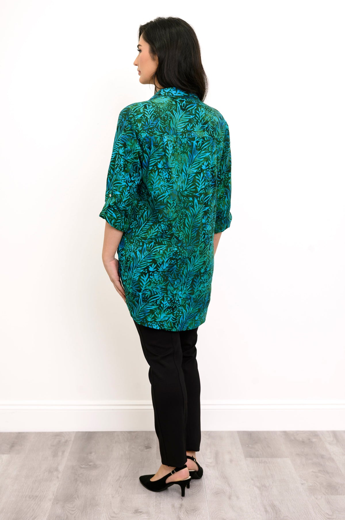 Queenie Blouse, Tropical Teal