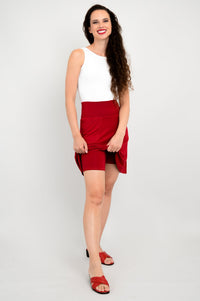 Magna Skort, Lipstick, Bamboo