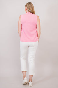 Reena Tank, Pink, Cotton - Final Sale