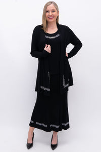Richmond Skirt, Black Diamond, Bamboo - Final Sale