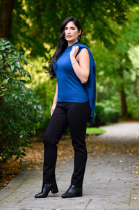 Rita Sweater, Blue, Merino Wool