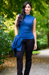 Rita Sweater, Blue, Merino Wool
