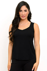 Ritzy Tank, Black, Bamboo