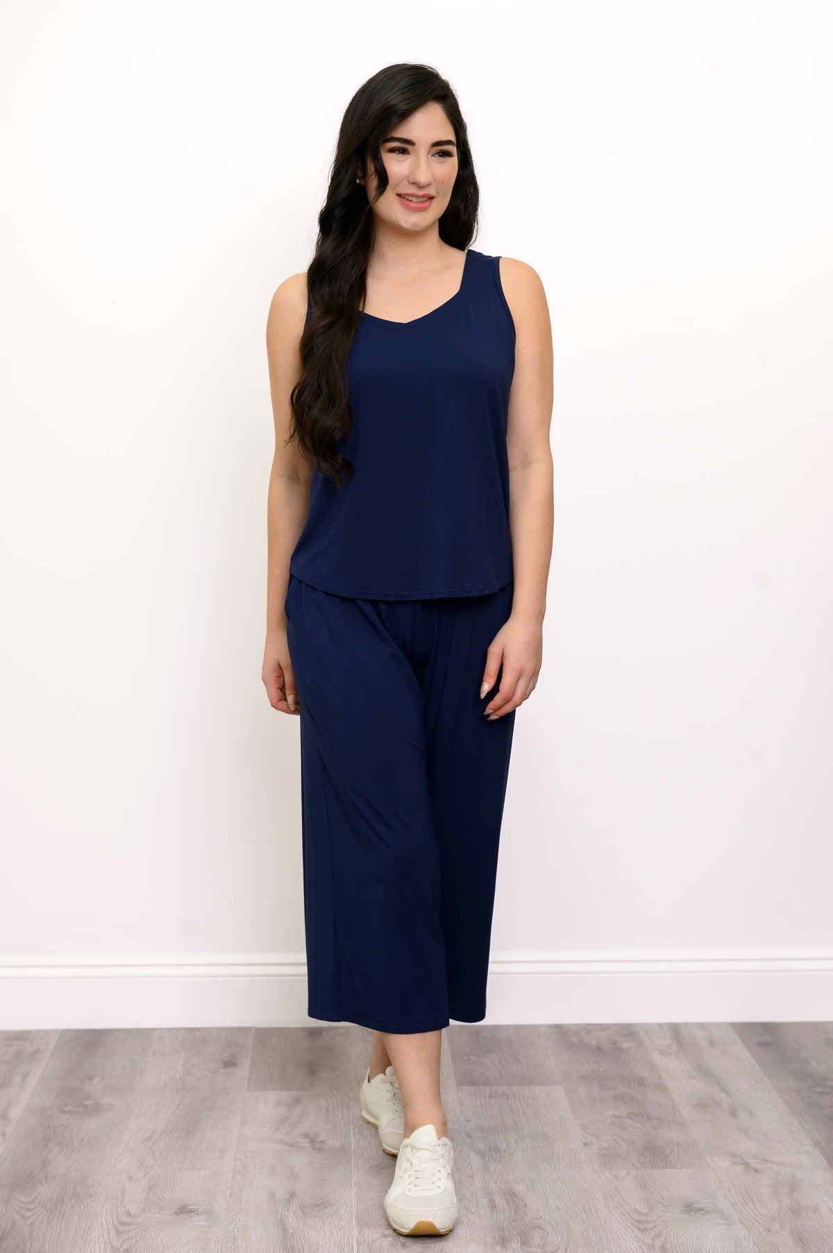 Ritzy Tank, Indigo, Bamboo