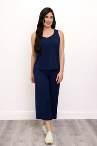 Ritzy Tank, Indigo, Bamboo