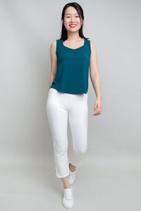 Ritzy Tank, Teal, Bamboo