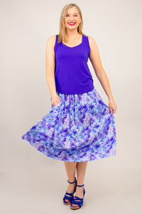 Blythe Skirt, Dotty, Linen Bamboo - Final Sale