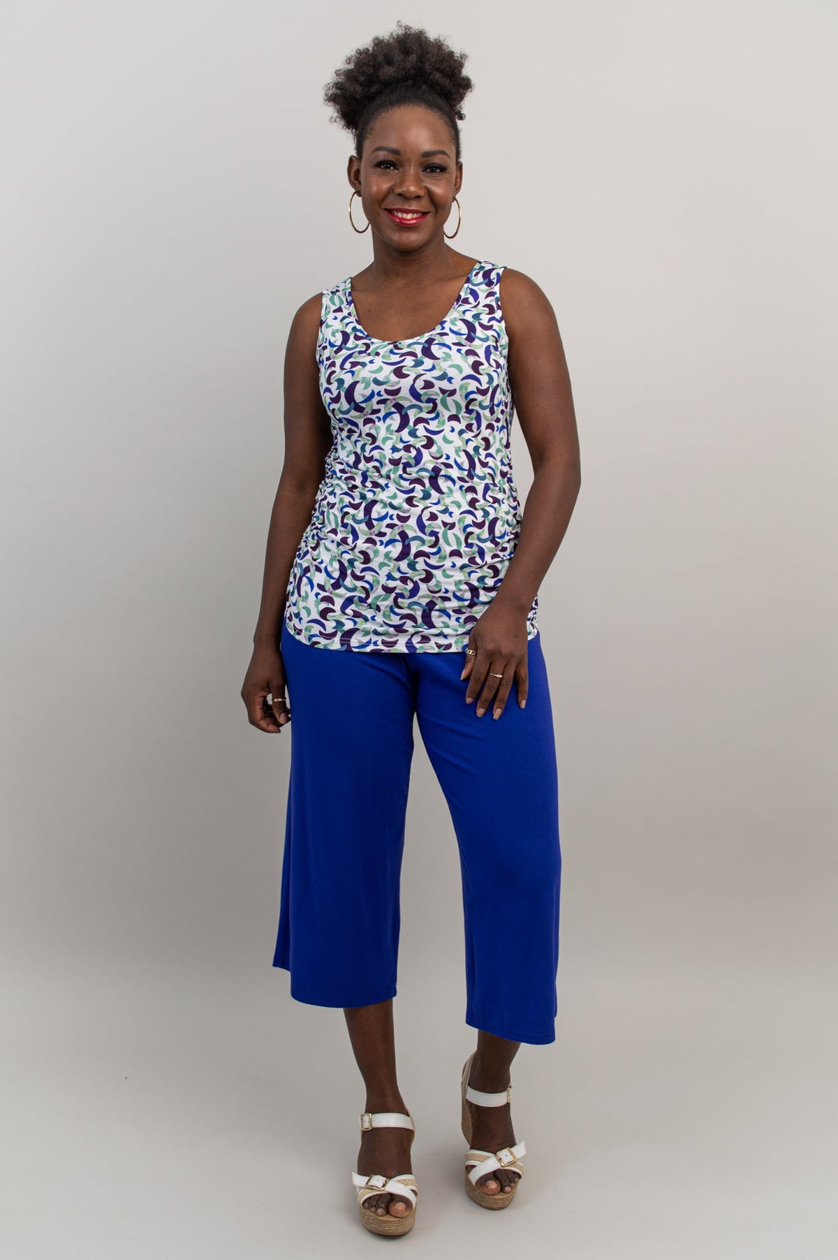Roberta Tank, Moon Dance, Bamboo- Final Sale
