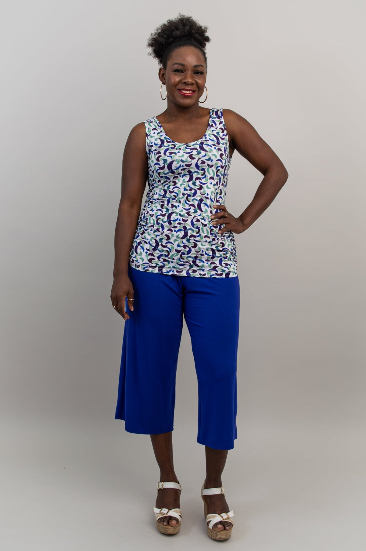 Roberta Tank, Moon Dance, Bamboo- Final Sale