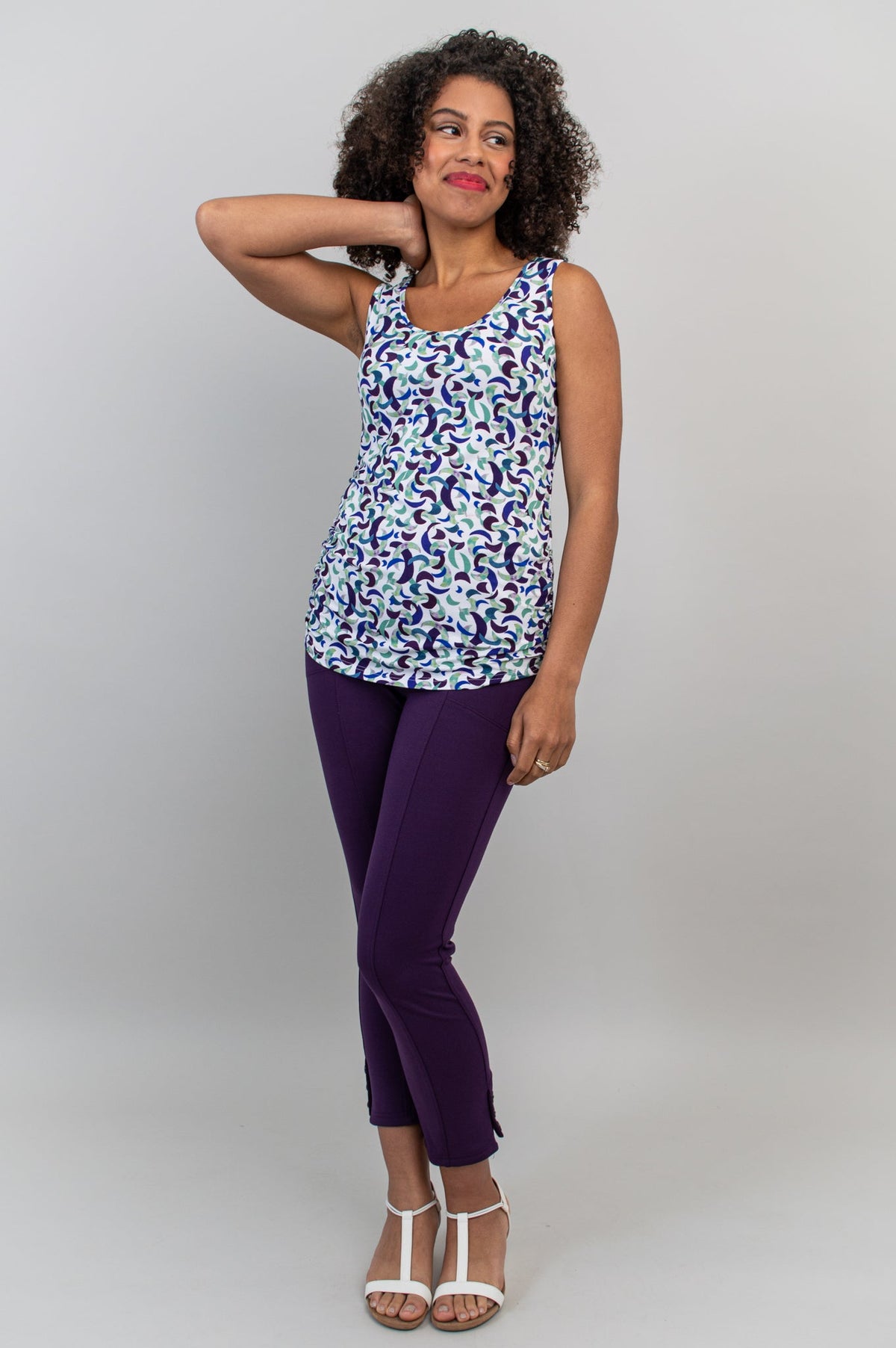 Roberta Tank, Moon Dance, Bamboo- Final Sale