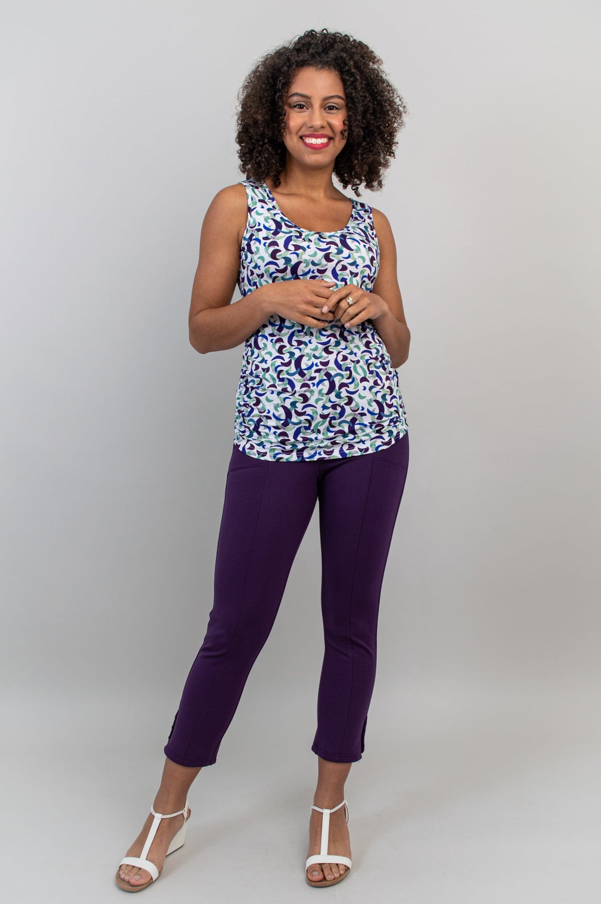 Roberta Tank, Moon Dance, Bamboo- Final Sale
