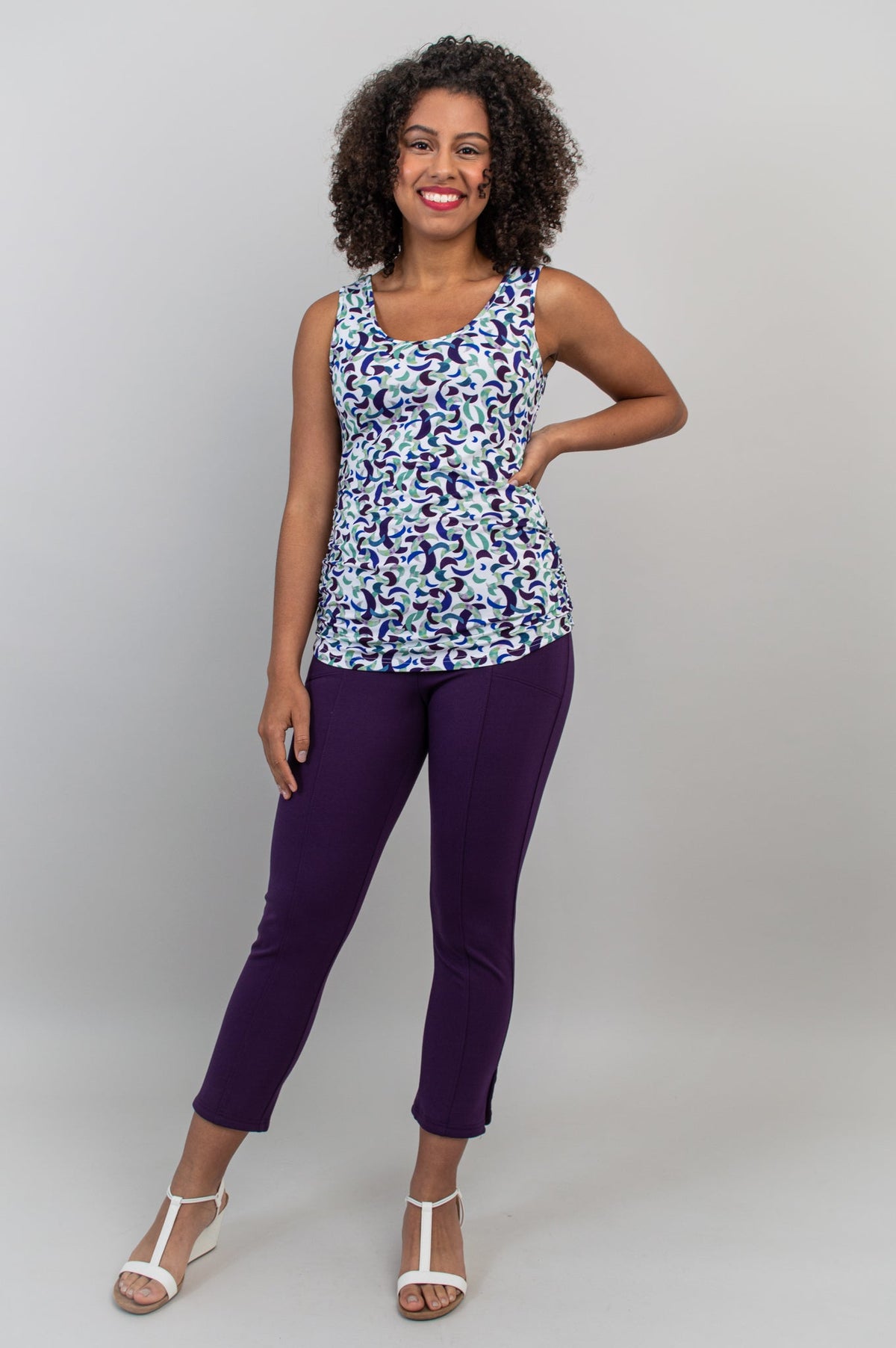 Roberta Tank, Moon Dance, Bamboo- Final Sale