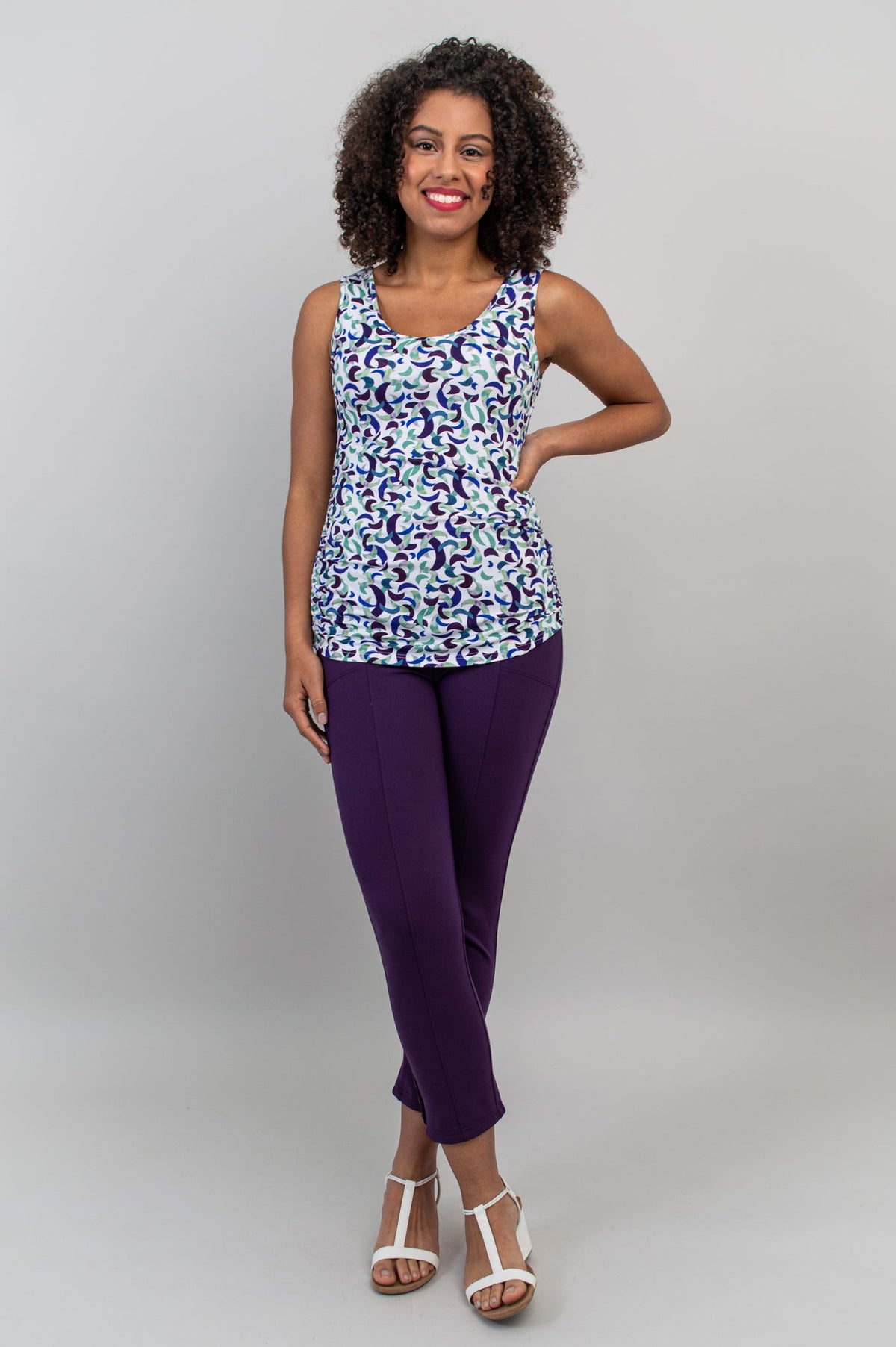 Roberta Tank, Moon Dance, Bamboo- Final Sale