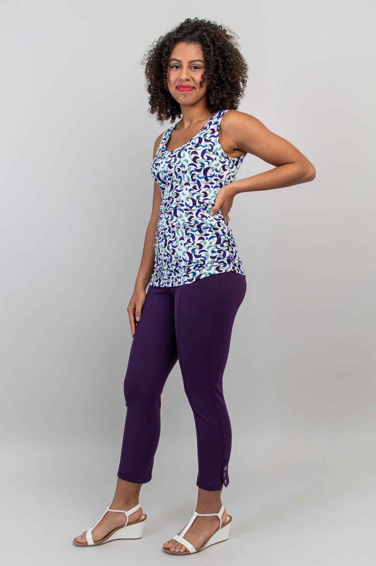 Roberta Tank, Moon Dance, Bamboo- Final Sale