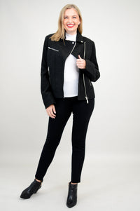 Ronnie Jacket, Black, Boiled Wool - Final Sale