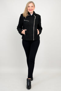 Ronnie Jacket, Black, Boiled Wool - Final Sale