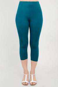 Ruby Capri, Teal, Bamboo