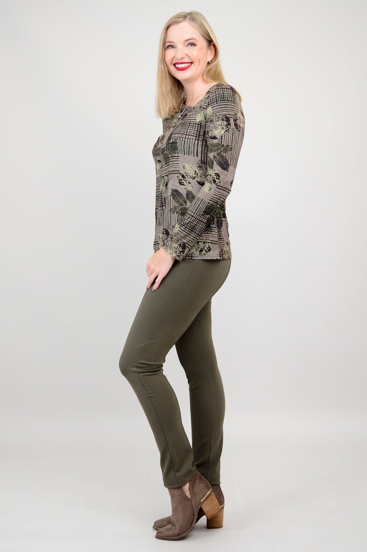 Ruth Top, Fall Sketch, Bamboo - Final Sale