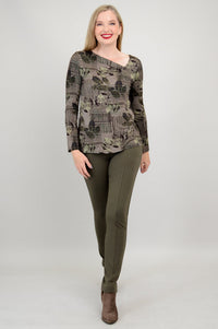 Ruth Top, Fall Sketch, Bamboo - Final Sale