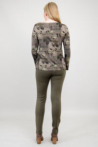 Ruth Top, Fall Sketch, Bamboo - Final Sale