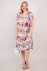 Samantha S/S Top, Wilderberry, Woven Bamboo - final Sale