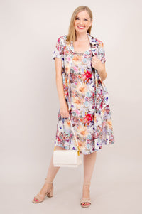 Samantha S/S Top, Wilderberry, Woven Bamboo - final Sale