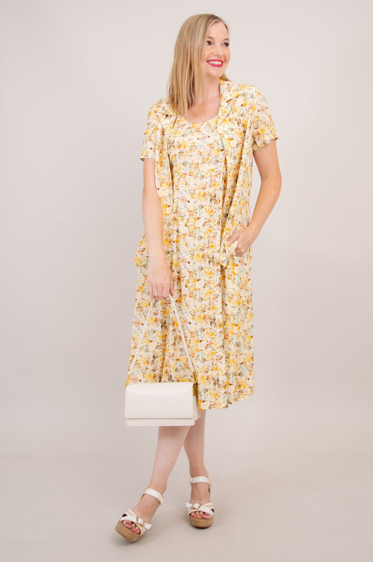 Samantha S/S Top, Dainty, Woven Bamboo - Final Sale