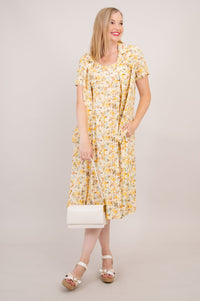 Samantha S/S Top, Dainty, Woven Bamboo - Final Sale
