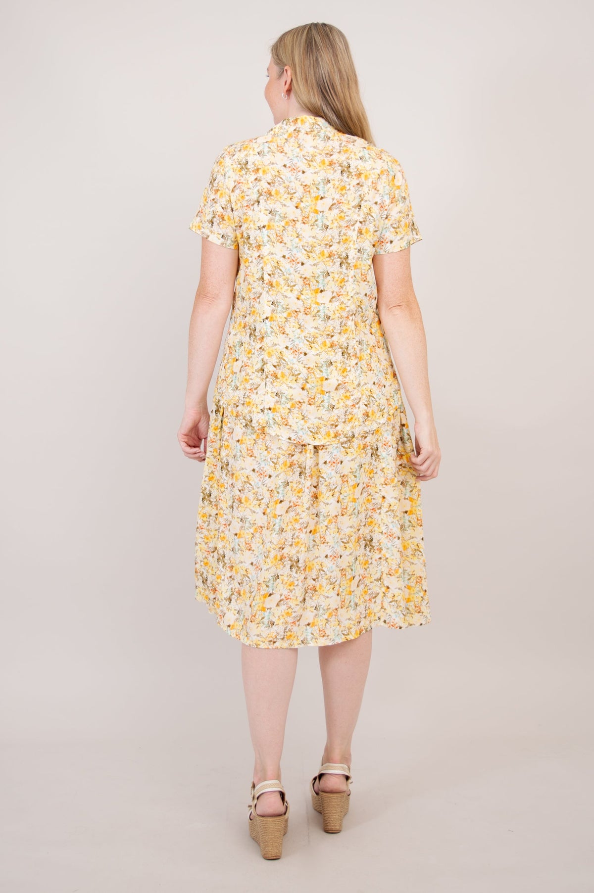 Samantha S/S Top, Dainty, Woven Bamboo - Final Sale