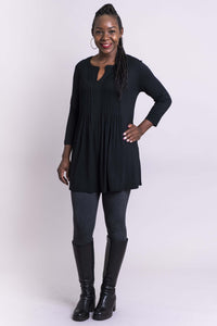 Sandy Tunic, Black, Bamboo - Blue Sky Clothing Co