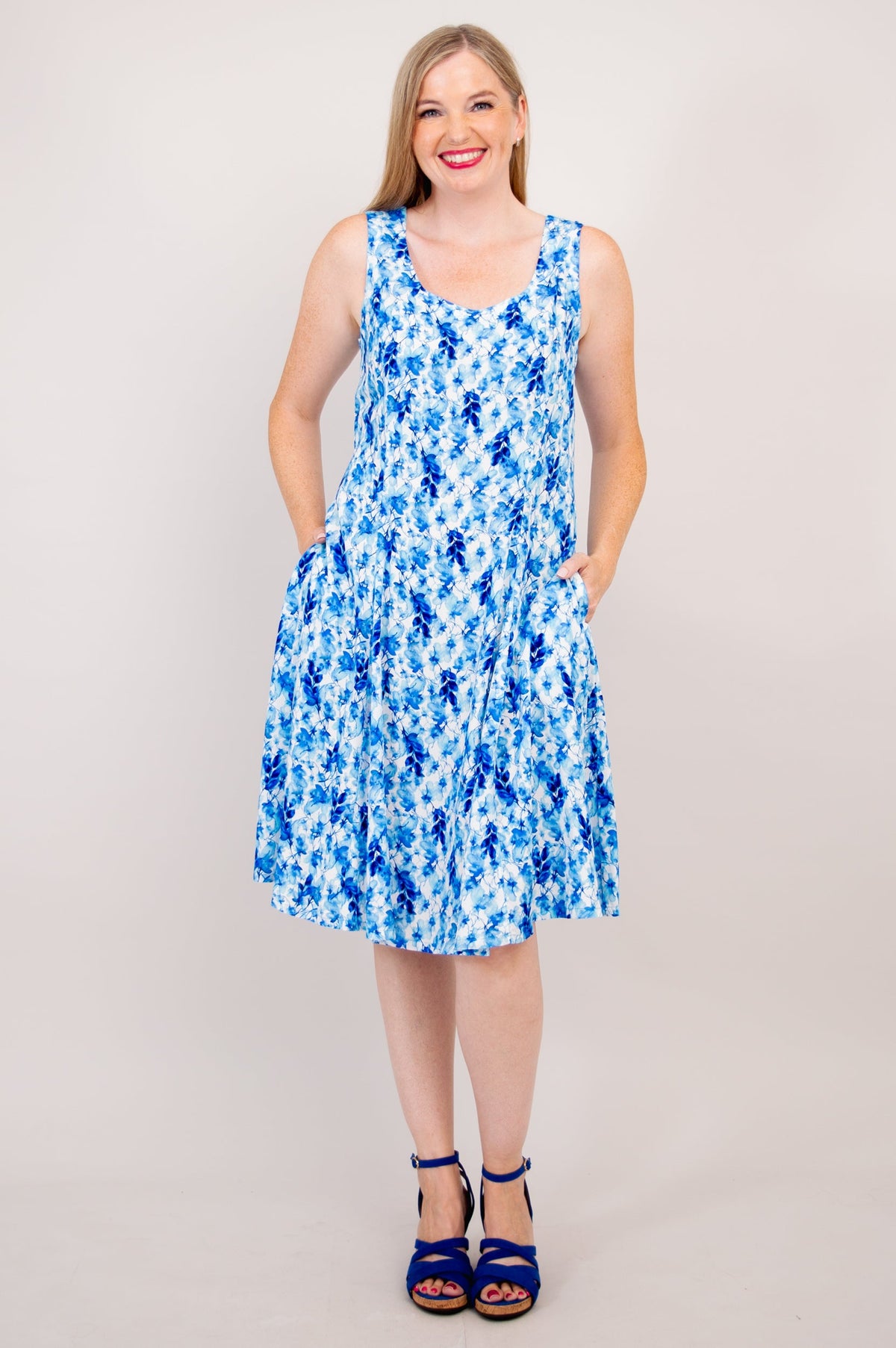 Sara Dress, Misty- Final Sale