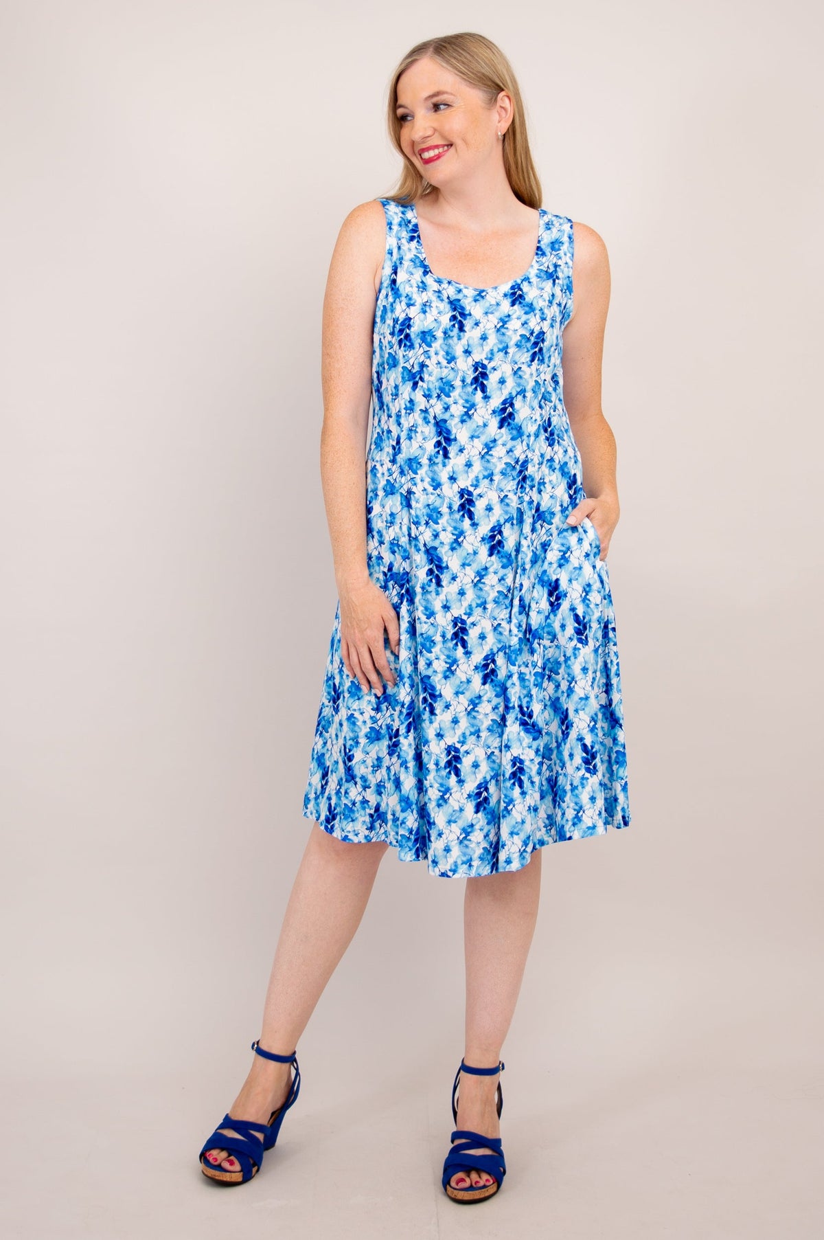 Sara Dress, Misty- Final Sale