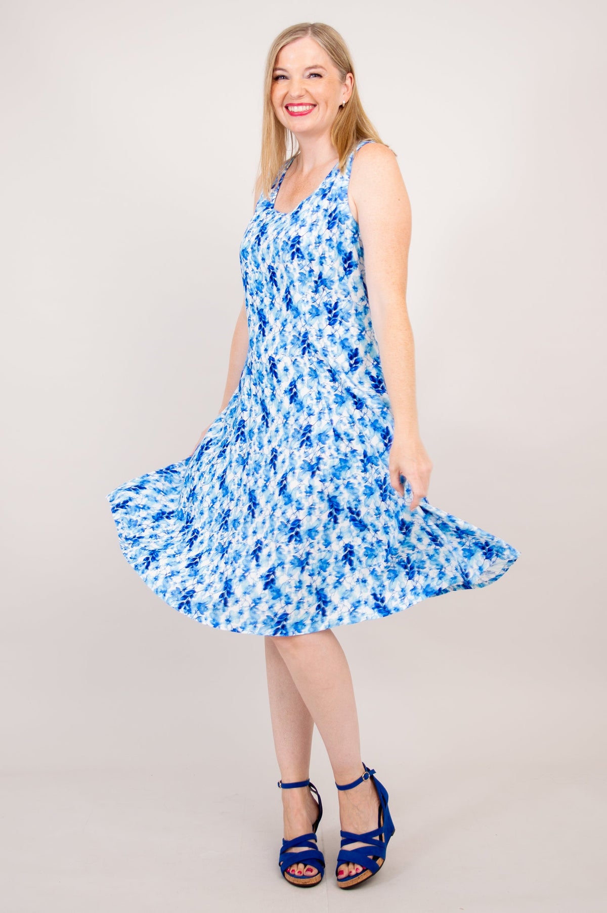 Sara Dress, Misty- Final Sale