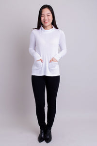 Scooby Sweater, White, Bamboo Cotton - Final Sale