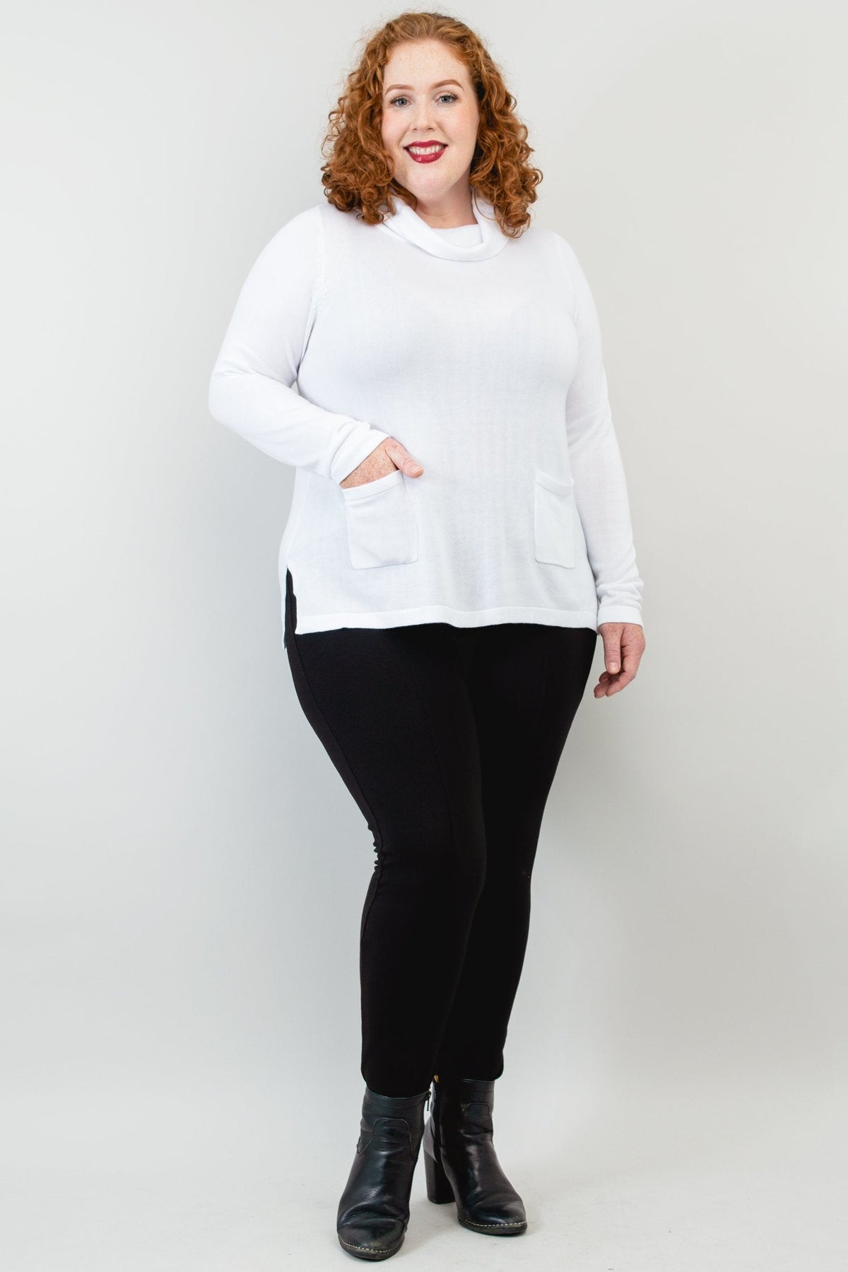 Scooby Sweater, White, Bamboo Cotton - Final Sale