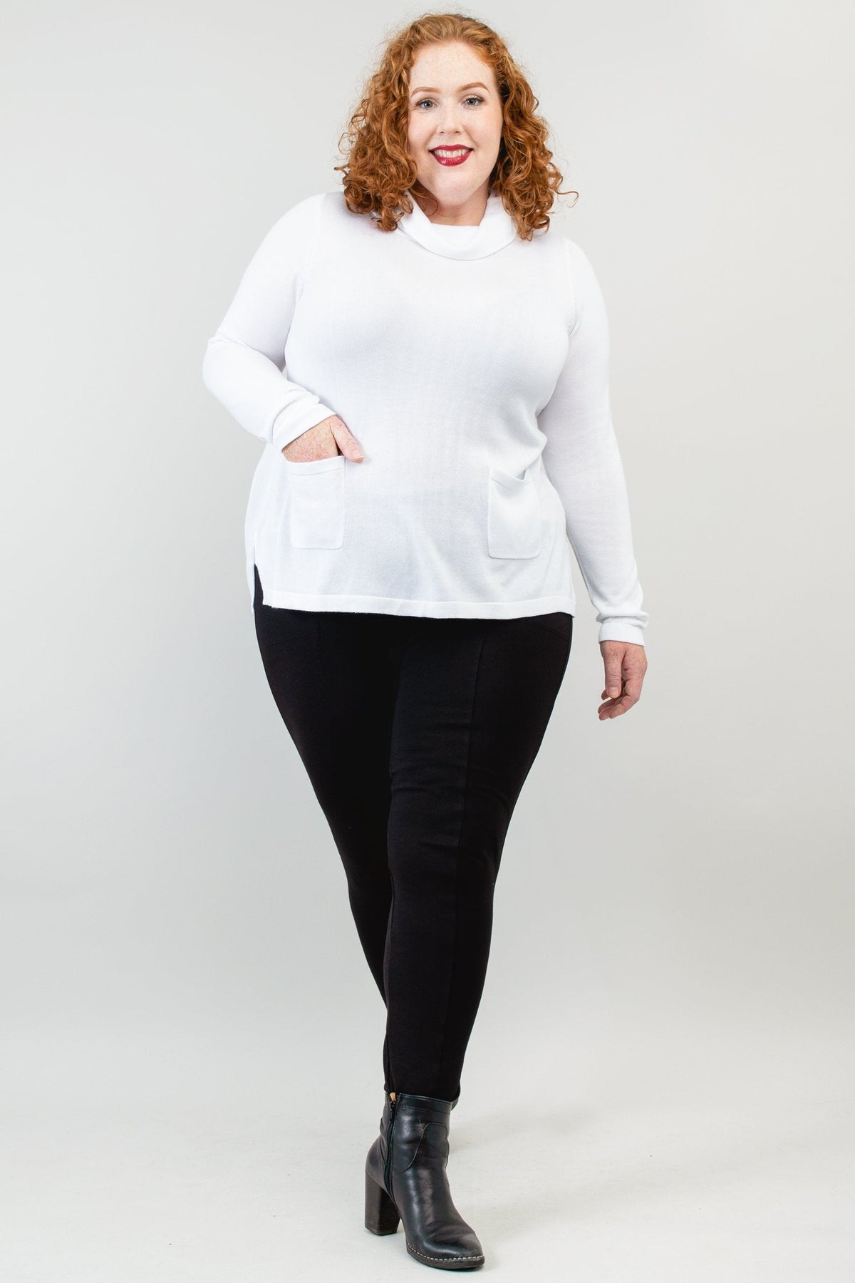 Scooby Sweater, White, Bamboo Cotton - Final Sale