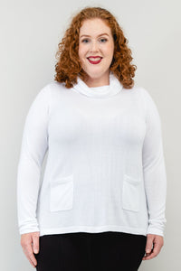 Scooby Sweater, White, Bamboo Cotton - Final Sale