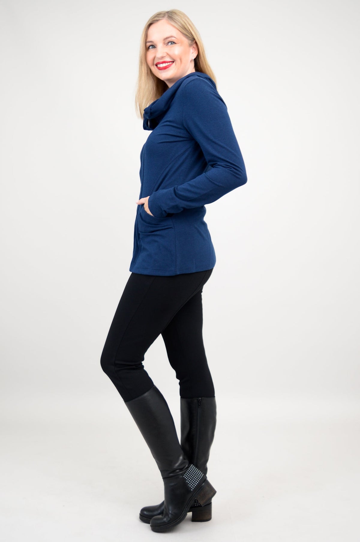 Seymour Jacket, Indigo, Bamboo