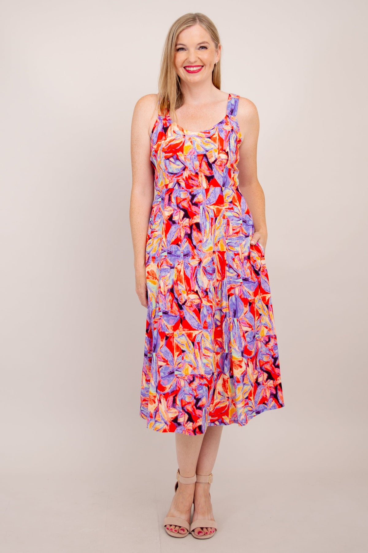 Shauna Dress, Carro, Woven Bamboo - Final Sale