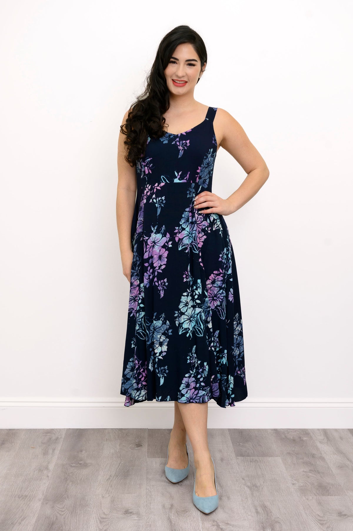 Shauna Dress, Moonlit Petals