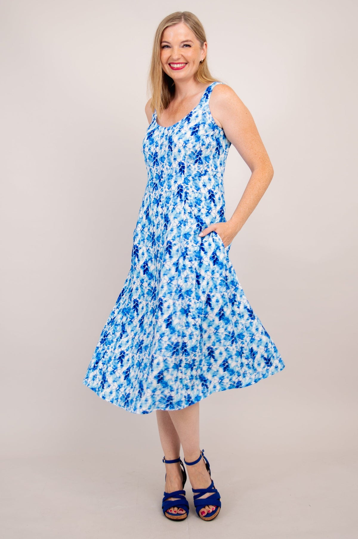Shauna Dress, Misty - Final Sale