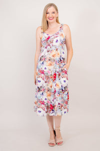 Shauna Dress, Wilderberry, Woven Bamboo- Final Sale
