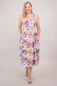 Shauna Dress, Wilderberry, Woven Bamboo- Final Sale