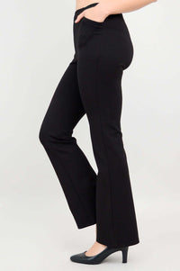 Side view of Daya Tall Black Dress Pants showing pocket