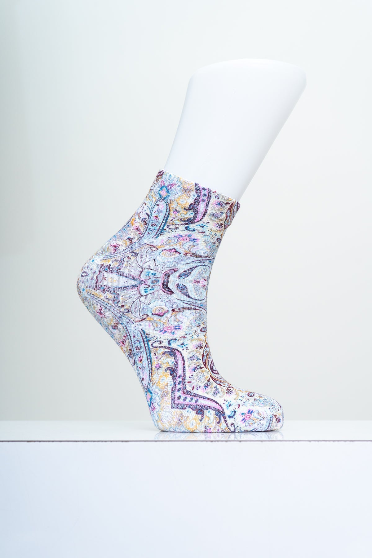 Ladies Bamboo Dress Socks, Assorted Prints