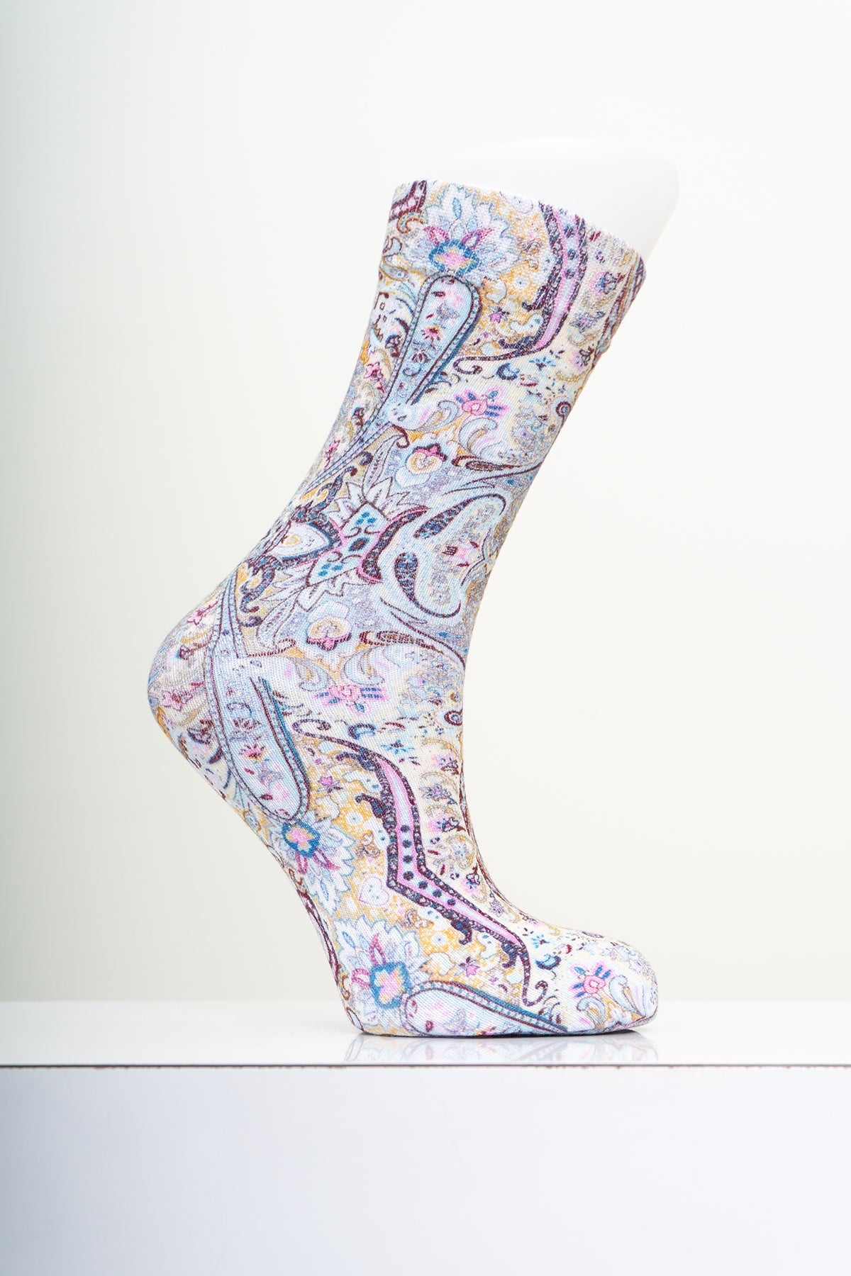 Ladies Bamboo Dress Socks, Assorted Prints
