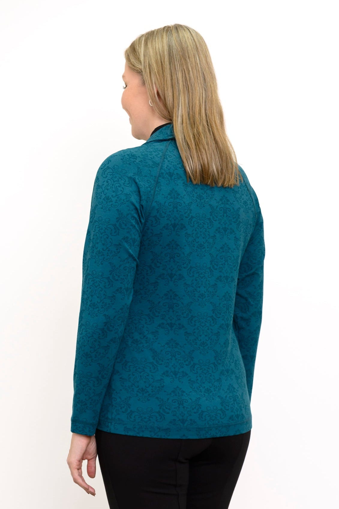Sona Jacket, Teal Empire, Bamboo