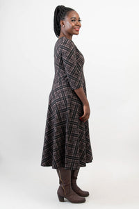 Soul Dress, Rich Plaid, Bamboo - Final Sale