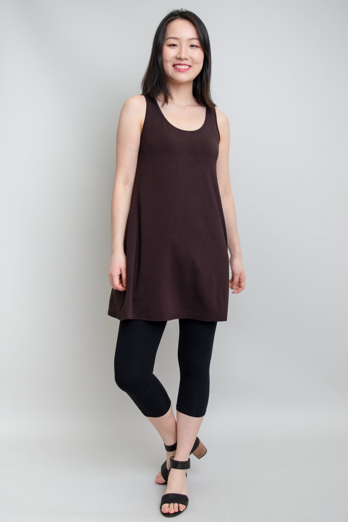 Spirit Dress, Coffee, Bamboo - Final Sale